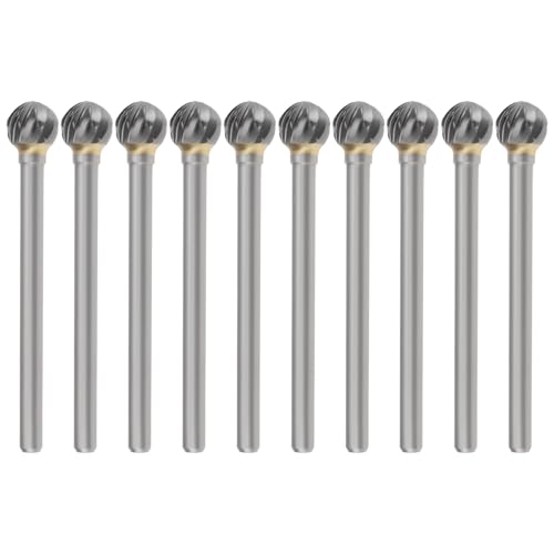 SG Store 10 Stück 6 X 6 Mm Vollhartmetall-Fräser Kompatibel mit D-remels Proxxon Ball Graviermaschine SG Store 10 Stück 6 X 6 Mm Vollhartmetall-Fräser Kompatibel mit D-remels Proxxon Ball Graviermaschine von SG Store