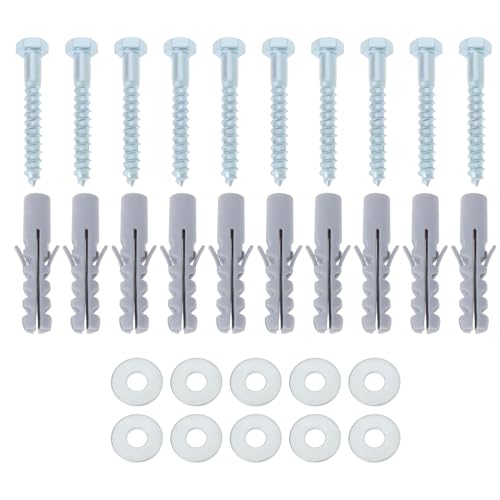 SG Store BI820_M selbstschneidende Schrauben M8 x 60 mm für Ziegel- und Steinwandinstallation mit Anker und Unterlegscheibe, Befestigungsset, für Garteneinrichtung, 20 Sets SG Store BI820_M selbstschneidende Schrauben M8 x 60 mm für Ziegel- und Steinwandinstallation mit Anker und Unterlegscheibe, Befestigungsset, für Garteneinrichtung, 20 Sets von SG Store