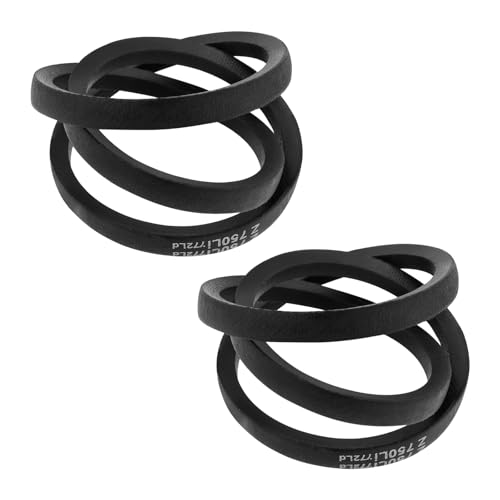 SG Store 2x Antriebsriemen für Rasenmäher Keilriemen Ersatzteil 754-0343 Innenumfang 750 Mm Außenumfang 772 Mm Breite 10 Mm Kompatibel mit MTD BG53 HWM Kompatibel mit Troy-Bilt TB 5553 6553 HWM von SG Store