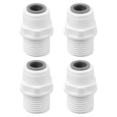 SG Store 4 Stück 10 mm auf 1/2 Zoll BSPT Steckverbinder ersetzen PM011004E für Wohnmobil-Rohrsysteme von SG Store