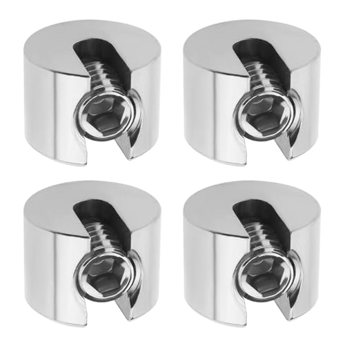 SG Store 4 Stück M10 X 5 mm Drahtseil-Befestigungsclip Edelstahl-Stoppklemme Drahtseilklemme Rutschfeste Drahtseil-Kabelklemmen Klemmstopper Zum Spannen des Seils von SG Store