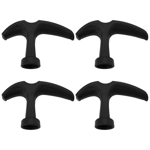 SG Store 4 Stück Startergriff für Rasenmäher Obere Öffnung 5 Mm Untere Öffnung 5,6 Mm Passend für 5 Mm Kordelzug Rasenmähergenerator Kettensäge Rückstoßstarter Zuggriff für Gärten(79x50,2 Mm) von SG Store