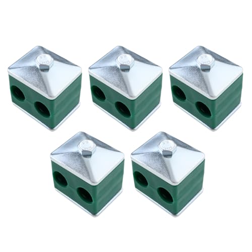 SG Store 5 Stücke 12mm Hydraulische Rohr Klemme Doppel Rohr Klemme Kunststoff Schlauch Clips Befestigung Für 12mm Außen Durchmesser Druck Hydraulische Rohr von SG Store