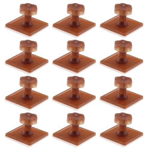 SG Store 56-teilige Fenster-Moskitonetz-Schnalle mit Schraubabdeckung Selbstklebende Fenstergitter-Befestigungsschnallen für Fliegengitter Fenster DIY-Fliegengitter (20x20x13 Mm) von SG Store