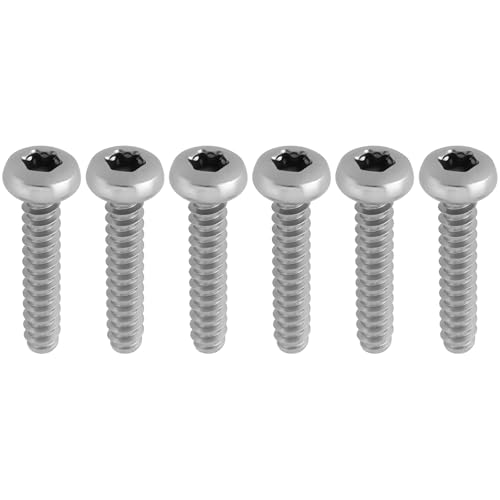 SG Store 6 Stück 4,8 X 25 Mm Rasenmäher-Riemen Selbstschneidende Schrauben 112728530/0 Kompatibel mit Mountfield SP53H von SG Store