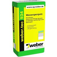 Weber.tec 934 Wassersperrputz, 25 kg von WEBER SAINT GOBAIN