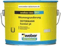 weber.tec 901 - Bitumengrundierung, 5L - hochkonzentrierte lösemittelfreie universell einsetzbare Grundierung – auch als Deck- und Schutzanstrich verwendbar von SG weber