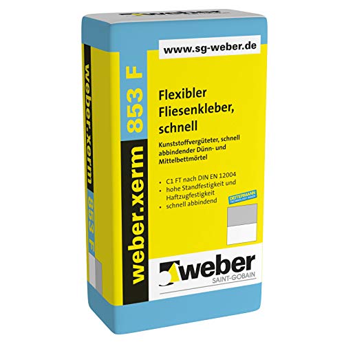 weber.xerm 853 F - Flexibler Fliesenkleber, schnell von SG weber