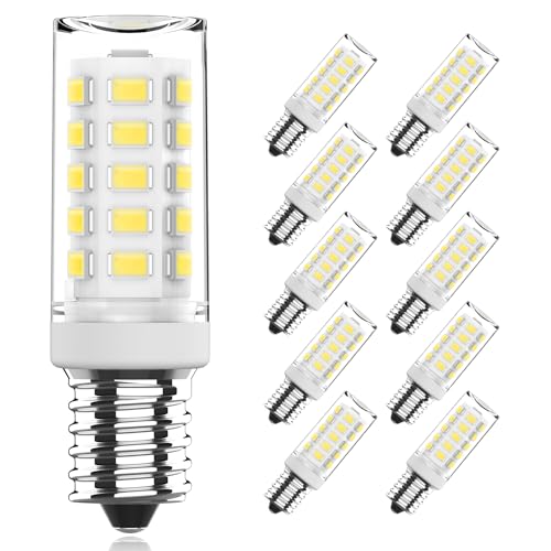 SGEPLED E14 LED Lampe Kaltes Weiß 6000K,3W /350LM Glühbirne Ersatz 30W 40W Halogenlampen, Kein Flackern Nicht Dimmbar, Wandlampe, Schreibtischlampe, 10er Pack von SGEPLED