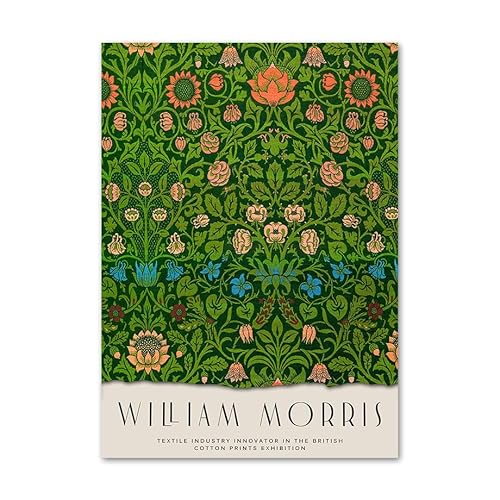 SGFGAD FHYWQ Berühmtes William Morris Poster und Drucke Natur Blume Pflanze Leinwand Gemälde William Morris Wandkunst Moderne Bilder Home Decor 60x80cmx1 Kein Rahmen von SGFGAD FHYWQ