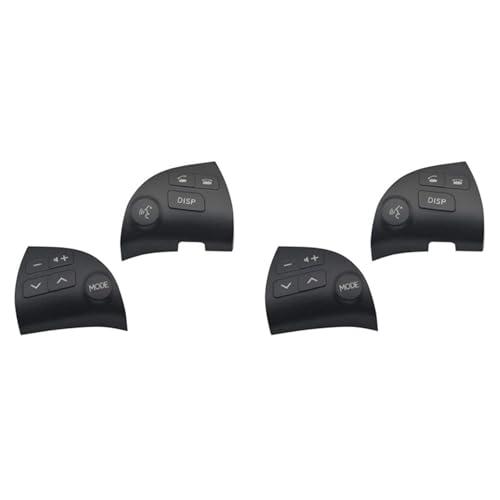 Multifunktions-Lenkradschalter 4 X Auto Lenkrad Control Schalter Audio Bluetooth Taste Abdeckung Für Lexus ES350 2006-2012 84250-33190-C0 von SGHFUVE