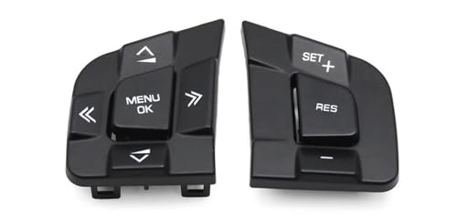 Multifunktions-Lenkradschalter Auto-Multifunktions-Lenkradschalter-Steuertaste Für Jaguar Für XF XE Für F-PACE Für C-PACE 2015-2019(L and R 4 pieces) von SGHFUVE
