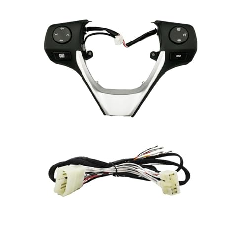 Multifunktions-Lenkradschalter Bluetooth-Telefon-Lenkrad-Audio-Steuertaste 84250-02560 Für TOYOTA Für Corolla Für RAV4 2014 2015 2016 2017 2018(Switch-U-wire) von SGHFUVE