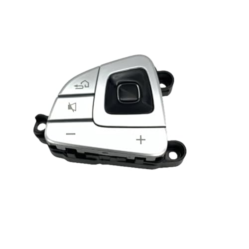 Multifunktions-Lenkradschalter Innenraum Multifunktions-Lenkradschalterknopf Für Benz Für E-Klasse W213 W238 E200 E300 E400 2016-2018(Silver-Left side) von SGHFUVE