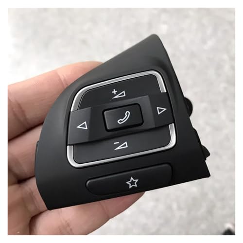 Multifunktions-Lenkradschalter Lenkrad Multifunktionstaste 5C0959537B538 Für VW Für Jetta Für Golf MK6 Für EOS Für Golf Für Plus Für Tiguan(Links) von SGHFUVE