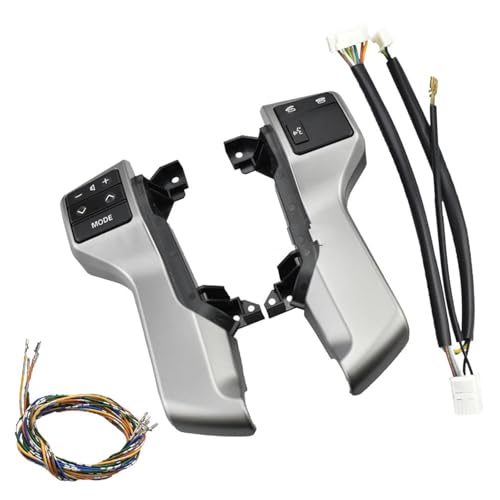 Multifunktions-Lenkradschalter Lenkrad-Steuerschalter Mit Kabel Für Toyota Für Land Für Cruiser Für Prado 150 Für GRJ150 Für KDJ150(Grey-Low Switch) von SGHFUVE