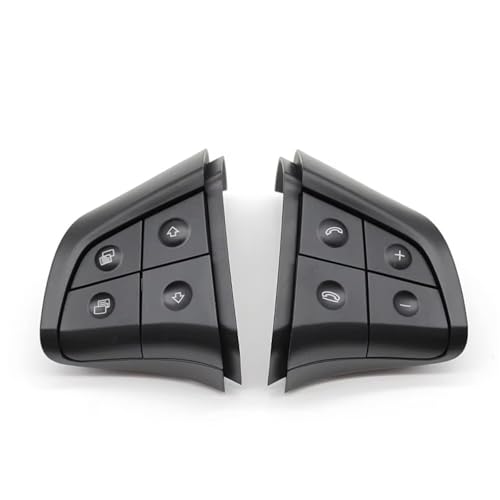 Multifunktions-Lenkradschalter Lenkradschalter-Steuertasten Auto-Multifunktionstasten Für Benz GL ML R Für B-Klasse W164 W251 W245(A Black) von SGHFUVE