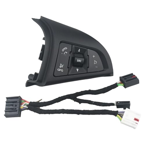 Multifunktions-Lenkradschalter Multifunktions-Lenkrad Bluetooth Audio Tempomat Schalter Für Chevrolet Für Cruze 2009-2014(Volume Button-wire) von SGHFUVE