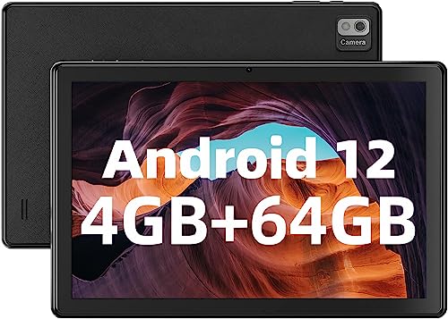 SGIN 10,1 Zoll Tablet, 4 GB RAM, 64 GB ROM (TF Espandibile 256 GB), Android 12 Tablet Octa-Core 2.0 GHz, 1280 x 800 IPS HD, GPS, WLAN, Akku 6000 mAh von SGIN