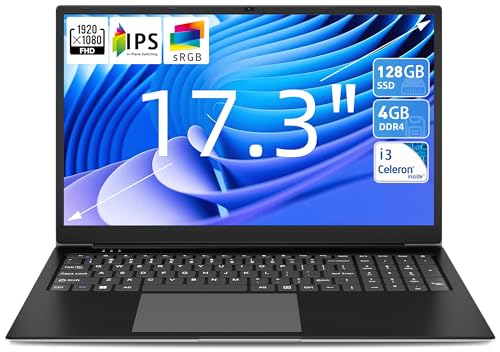 SGIN Laptop 17.3 Zoll 4GB RAM 128GB SSD ROM Laptop, FHD IPS, 2 x USB 3.2, Bluetooth 4.2, Dual Band WiFi, Expandable Memory 512GB TF 7000mAh SGIN Laptop 17.3 Zoll 4GB RAM 128GB SSD ROM Laptop, FHD IPS, 2 x USB 3.2, Bluetooth 4.2, Dual Band WiFi, Expandable Memory 512GB TF 7000mAh von SGIN