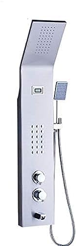 Duscharmatur-Set, Regenwasserfall-Duschpaneel, Digitalanzeige, Badewannen-Duscharmatur-Set, Multifunktionsdüsen, Massage-SPA-Jet Duscharmatur-Set, Regenwasserfall-Duschpaneel, Digitalanzeige, Badewannen-Duscharmatur-Set, Multifunktionsdüsen, Massage-SPA-Jet von SGKOMN