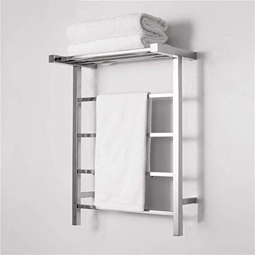 SGKOMN Badezimmer-Wandheizung, elektrischer Heizkörper, Handtuchhalter, Badetuchhalter, Spiegel, Vierkantrohrgestell aus Edelstahl 304, 710 x 520 x 250 mm SGKOMN Badezimmer-Wandheizung, elektrischer Heizkörper, Handtuchhalter, Badetuchhalter, Spiegel, Vierkantrohrgestell aus Edelstahl 304, 710 x 520 x 250 mm von SGKOMN