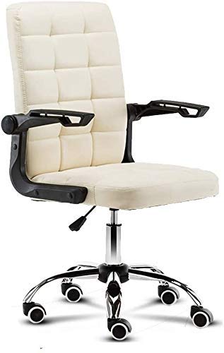 SGKOMN Büro-Computerstuhl, Schreibtischstuhl, Computerstuhl, ergonomischer Drehstuhl, maximale Belastung 180 kg, 10 cm sanftes Anheben, White SGKOMN Büro-Computerstuhl, Schreibtischstuhl, Computerstuhl, ergonomischer Drehstuhl, maximale Belastung 180 kg, 10 cm sanftes Anheben, White von SGKOMN