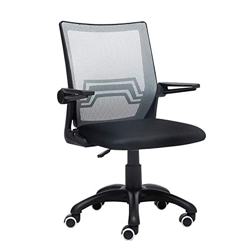 SGKOMN Bürostuhl, Gaming-Stuhl, Computerstuhl, Bürostuhl, ergonomischer Schreibtischstuhl aus Netzgewebe, moderner, Verstellbarer Chefsessel mit Drehfunktion bei Rückenschm, Gray-19x19x18inch von SGKOMN