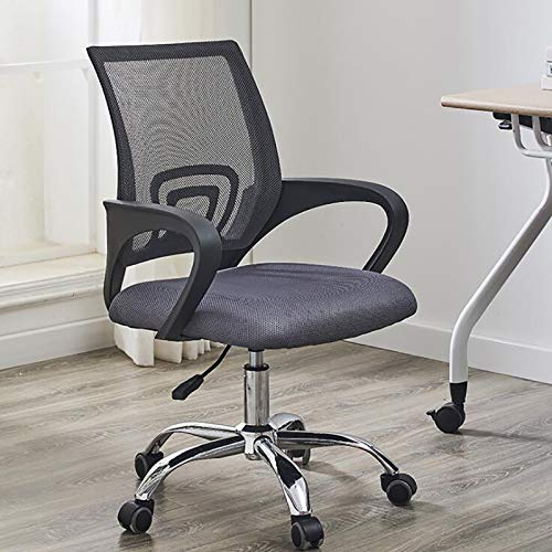 SGKOMN Bürostuhl, Gaming-Stuhl, Computerstuhl, ergonomischer Schreibtischstuhl aus Netzstoff, Chef-Computerstuhl mit Armlehne zur Lordosenstütze, Verstellbarer Drehstuhl, b, Gray B-17x20inch von SGKOMN