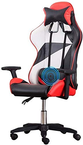 SGKOMN Bürostuhl, Schreibtischstuhl, Gaming-Stuhl, hohe Rückenlehne, Computerspielstuhl, Verstellbarer Bürostuhl mit Verstellbarer Liegefläche, Kopfstütze und Lordosenstütz, Geometry SGKOMN Bürostuhl, Schreibtischstuhl, Gaming-Stuhl, hohe Rückenlehne, Computerspielstuhl, Verstellbarer Bürostuhl mit Verstellbarer Liegefläche, Kopfstütze und Lordosenstütz, Geometry von SGKOMN