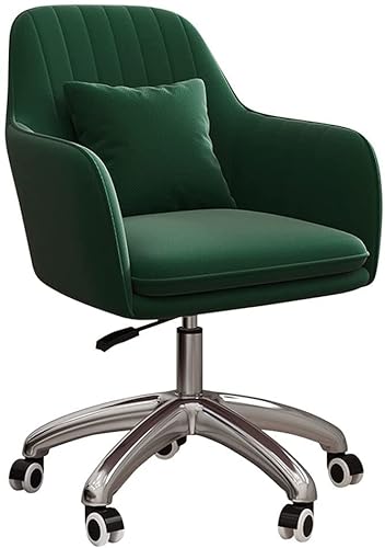 SGKOMN Bürostuhl Drehbarer Schreibtischstuhl Computerstuhl Rückenlehne Home-Office-Stuhl Bequemer Sitzender Schlafzimmer-Studien-Schlafsaal-Hocker Studierschreibtisch-Drehs, Green SGKOMN Bürostuhl Drehbarer Schreibtischstuhl Computerstuhl Rückenlehne Home-Office-Stuhl Bequemer Sitzender Schlafzimmer-Studien-Schlafsaal-Hocker Studierschreibtisch-Drehs, Green von SGKOMN