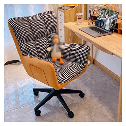SGKOMN Bürostuhl Gaming-Stuhl Computerstuhl Computerstuhl Home Kosmetikstuhl Studentenwohnheim Sitz Rückenlehne Stuhl Büro Bequemer Schreibtisch Drehstuhl, Argento-Talla nica von SGKOMN