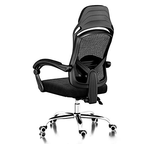 SGKOMN Bürostuhl Gaming-Stuhl Computerstuhl Höhenverstellbarer Computerstuhl Netz-Bürostuhl Hohe Rückenlehne Arbeitsdrehstuhl mit Kippfunktion Lordosenstütze Räder,E, Black-65x65x115 SGKOMN Bürostuhl Gaming-Stuhl Computerstuhl Höhenverstellbarer Computerstuhl Netz-Bürostuhl Hohe Rückenlehne Arbeitsdrehstuhl mit Kippfunktion Lordosenstütze Räder,E, Black-65x65x115 von SGKOMN