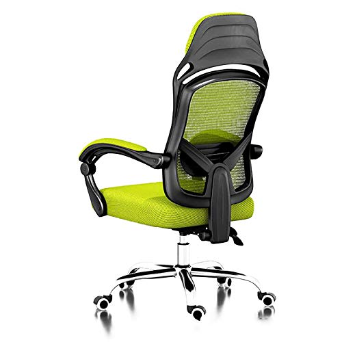 SGKOMN Bürostuhl Gaming-Stuhl Computerstuhl Höhenverstellbarer Computerstuhl Netz-Bürostuhl Hohe Rückenlehne Arbeitsdrehstuhl mit Kippfunktion Lordosenstütze Räder,E, Green-65x65x115 SGKOMN Bürostuhl Gaming-Stuhl Computerstuhl Höhenverstellbarer Computerstuhl Netz-Bürostuhl Hohe Rückenlehne Arbeitsdrehstuhl mit Kippfunktion Lordosenstütze Räder,E, Green-65x65x115 von SGKOMN