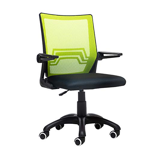 SGKOMN Bürostuhl Gaming-Stuhl Computerstuhl Verstellbarer Schreibtischstuhl Moderner Chefsessel Drehstuhl für Zuhause, Ergonomischer Computerstuhl aus Netzgewebe, Bürostuhl, Green-19x19x18inch von SGKOMN