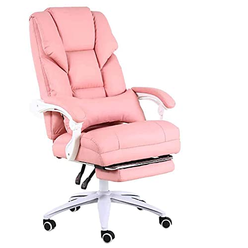 SGKOMN Bürostuhl Schreibtischstuhl Computerstuhl Computer Bürostuhl Schreibtischstuhl Hohe Rückenlehne Kissen Lordosenstütze mit Rädern Bequemer Rennsitz Verstellbarer Dreh, Pink SGKOMN Bürostuhl Schreibtischstuhl Computerstuhl Computer Bürostuhl Schreibtischstuhl Hohe Rückenlehne Kissen Lordosenstütze mit Rädern Bequemer Rennsitz Verstellbarer Dreh, Pink von SGKOMN