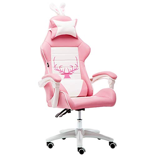 SGKOMN Bürostuhl Schreibtischstuhl Computerstuhl Empfangsstühle Gaming-Computer Wettbewerbsstuhl Ergonomischer Bürostuhl Liegender Chefsessel Büro Guter Leder-Chefsessel Zu, Pink B SGKOMN Bürostuhl Schreibtischstuhl Computerstuhl Empfangsstühle Gaming-Computer Wettbewerbsstuhl Ergonomischer Bürostuhl Liegender Chefsessel Büro Guter Leder-Chefsessel Zu, Pink B von SGKOMN