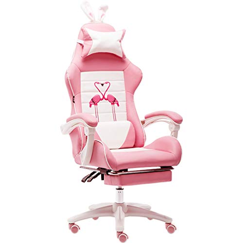 SGKOMN Bürostuhl Schreibtischstuhl Computerstuhl Empfangsstühle Gaming-Computer Wettbewerbsstuhl Ergonomischer Bürostuhl Liegender Chefsessel Büro Guter Leder-Chefsessel Zu, Pink F SGKOMN Bürostuhl Schreibtischstuhl Computerstuhl Empfangsstühle Gaming-Computer Wettbewerbsstuhl Ergonomischer Bürostuhl Liegender Chefsessel Büro Guter Leder-Chefsessel Zu, Pink F von SGKOMN
