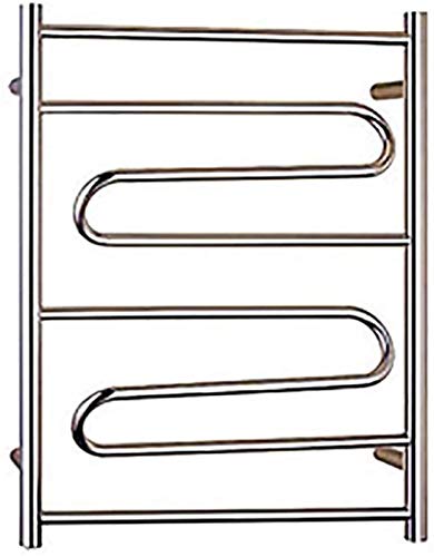 SGKOMN Elektrischer Handtuchwärmer für die Wandmontage, Handtuchwärmer zur Wandmontage, Metall-Badezimmertrockner für Kleidung und Handtücher, 80 x 55 x 12,2 cm, Hardwire von SGKOMN