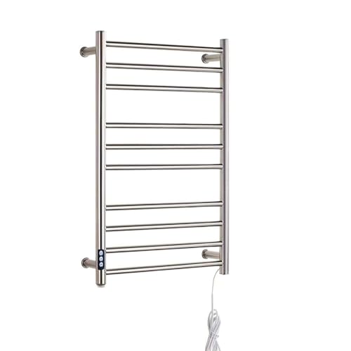SGKOMN Handtuchwärmer für die Wandmontage im Badezimmer, beheizter Handtuchhalter, elektrischer Handtuchwärmer mit Zeitschaltuhr, beheizter Handtuchhalter aus Stahl zur Wandmontage, SGKOMN Handtuchwärmer für die Wandmontage im Badezimmer, beheizter Handtuchhalter, elektrischer Handtuchwärmer mit Zeitschaltuhr, beheizter Handtuchhalter aus Stahl zur Wandmontage, von SGKOMN