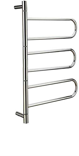 SGKOMN Handtuchwärmer für die Wandmontage im Badezimmer, elektrischer Handtuchwärmer aus Edelstahl 304, um 180 ° drehbarer Wäscheständer, Handtuchhalter für das Badezimmer, intellig, Plugin SGKOMN Handtuchwärmer für die Wandmontage im Badezimmer, elektrischer Handtuchwärmer aus Edelstahl 304, um 180 ° drehbarer Wäscheständer, Handtuchhalter für das Badezimmer, intellig, Plugin von SGKOMN