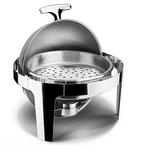 SGKOMN Runder Buffetherd Kommerzieller Buffetherd Buffet-Speisenwärmer Gerichte Buffet-Server Fester Alkohol Heizwasser Isolierungskapazität, Perforated-A SGKOMN Runder Buffetherd Kommerzieller Buffetherd Buffet-Speisenwärmer Gerichte Buffet-Server Fester Alkohol Heizwasser Isolierungskapazität, Perforated-A von SGKOMN
