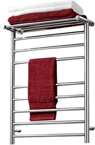 SGKOMN Wandheizung fürs Badezimmer, Handtuchwärmer, elektrisch beheizter Handtuchhalter, Handtuchheizung, modern, zur Wandmontage, mit oberer Ablage fürs Badezimmer mit EIN-/Ausscha, Plugin SGKOMN Wandheizung fürs Badezimmer, Handtuchwärmer, elektrisch beheizter Handtuchhalter, Handtuchheizung, modern, zur Wandmontage, mit oberer Ablage fürs Badezimmer mit EIN-/Ausscha, Plugin von SGKOMN