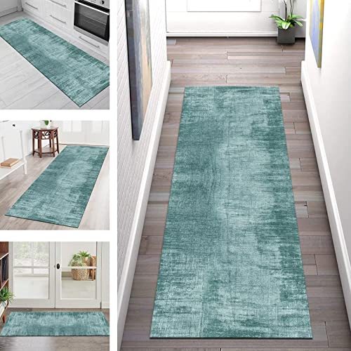 Läufer Teppich Lang Flur Küche Grün rutschfest Waschbar Küchenläufer Teppichmatten 70X140CM Polyester Korridor Teppichläufer Anti-Rutsch Wohnzimmer Schlafzimmer Küchenteppich Breite 40cm – 120cm Läufer Teppich Lang Flur Küche Grün rutschfest Waschbar Küchenläufer Teppichmatten 70X140CM Polyester Korridor Teppichläufer Anti-Rutsch Wohnzimmer Schlafzimmer Küchenteppich Breite 40cm – 120cm von SGLGSTORE