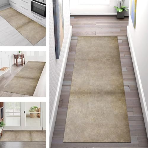 SGLGSTORE Teppich Läufer Flur Küche rutschfest Waschbar Schmutzfangmatte Braun Grau Abstrakt Teppichläufer Kücheläufer 110X500CM Teppichmatte Meterware Wohnzimmer Schlafzimmer Schmutzfangteppich SGLGSTORE Teppich Läufer Flur Küche rutschfest Waschbar Schmutzfangmatte Braun Grau Abstrakt Teppichläufer Kücheläufer 110X500CM Teppichmatte Meterware Wohnzimmer Schlafzimmer Schmutzfangteppich von SGLGSTORE