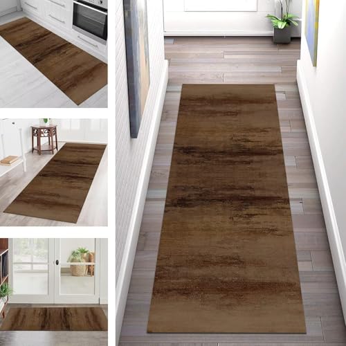 SGLGSTORE Teppich Läufer Flur Küche rutschfest Waschbar Schmutzfangmatte Dunkelbraun Teppichläufer Kücheläufer 100X100CM Teppichmatte Meterware Wohnzimmer Schlafzimmer Flurteppich Schmutzfangteppich SGLGSTORE Teppich Läufer Flur Küche rutschfest Waschbar Schmutzfangmatte Dunkelbraun Teppichläufer Kücheläufer 100X100CM Teppichmatte Meterware Wohnzimmer Schlafzimmer Flurteppich Schmutzfangteppich von SGLGSTORE