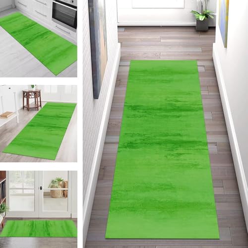 SGLGSTORE Teppich Läufer Flur Küche rutschfest Waschbar Schmutzfangmatte Dunkelgrün Teppichläufer Kücheläufer 80X120CM Teppichmatte Meterware Wohnzimmer Schlafzimmer Flurteppich Schmutzfangteppich SGLGSTORE Teppich Läufer Flur Küche rutschfest Waschbar Schmutzfangmatte Dunkelgrün Teppichläufer Kücheläufer 80X120CM Teppichmatte Meterware Wohnzimmer Schlafzimmer Flurteppich Schmutzfangteppich von SGLGSTORE