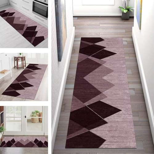 SGLGSTORE Teppich Läufer Flur Küche rutschfest Waschbar Schmutzfangmatte Dunkelrosa Teppichläufer Küchenläufer Teppichmatten 70X500CM Läufer Wohnzimmer Schlafzimmer Meterware Schmutzfangteppich SGLGSTORE Teppich Läufer Flur Küche rutschfest Waschbar Schmutzfangmatte Dunkelrosa Teppichläufer Küchenläufer Teppichmatten 70X500CM Läufer Wohnzimmer Schlafzimmer Meterware Schmutzfangteppich von SGLGSTORE