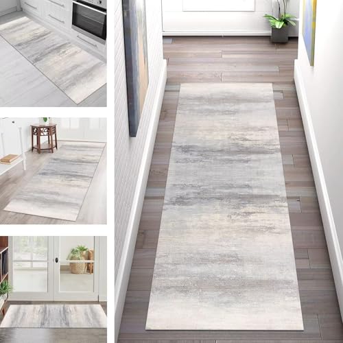 SGLGSTORE Teppich Läufer Flur Küche rutschfest Waschbar Schmutzfangmatte Grau Blau Braun Teppichläufer Kücheläufer 120X450CM Teppichmatte Meterware Wohnzimmer Schlafzimmer Schmutzfangteppich SGLGSTORE Teppich Läufer Flur Küche rutschfest Waschbar Schmutzfangmatte Grau Blau Braun Teppichläufer Kücheläufer 120X450CM Teppichmatte Meterware Wohnzimmer Schlafzimmer Schmutzfangteppich von SGLGSTORE