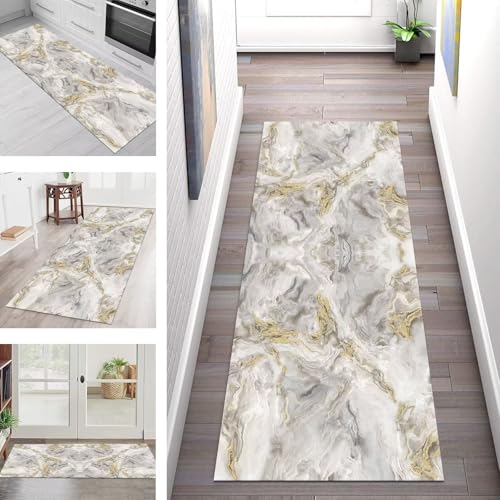 SGLGSTORE Teppich Läufer Flur Küche rutschfest Waschbar Schmutzfangmatte Grau Braun Gelb Teppichläufer Kücheläufer 80X500CM Teppichmatte Meterware Wohnzimmer Schlafzimmer Schmutzfangteppich SGLGSTORE Teppich Läufer Flur Küche rutschfest Waschbar Schmutzfangmatte Grau Braun Gelb Teppichläufer Kücheläufer 80X500CM Teppichmatte Meterware Wohnzimmer Schlafzimmer Schmutzfangteppich von SGLGSTORE